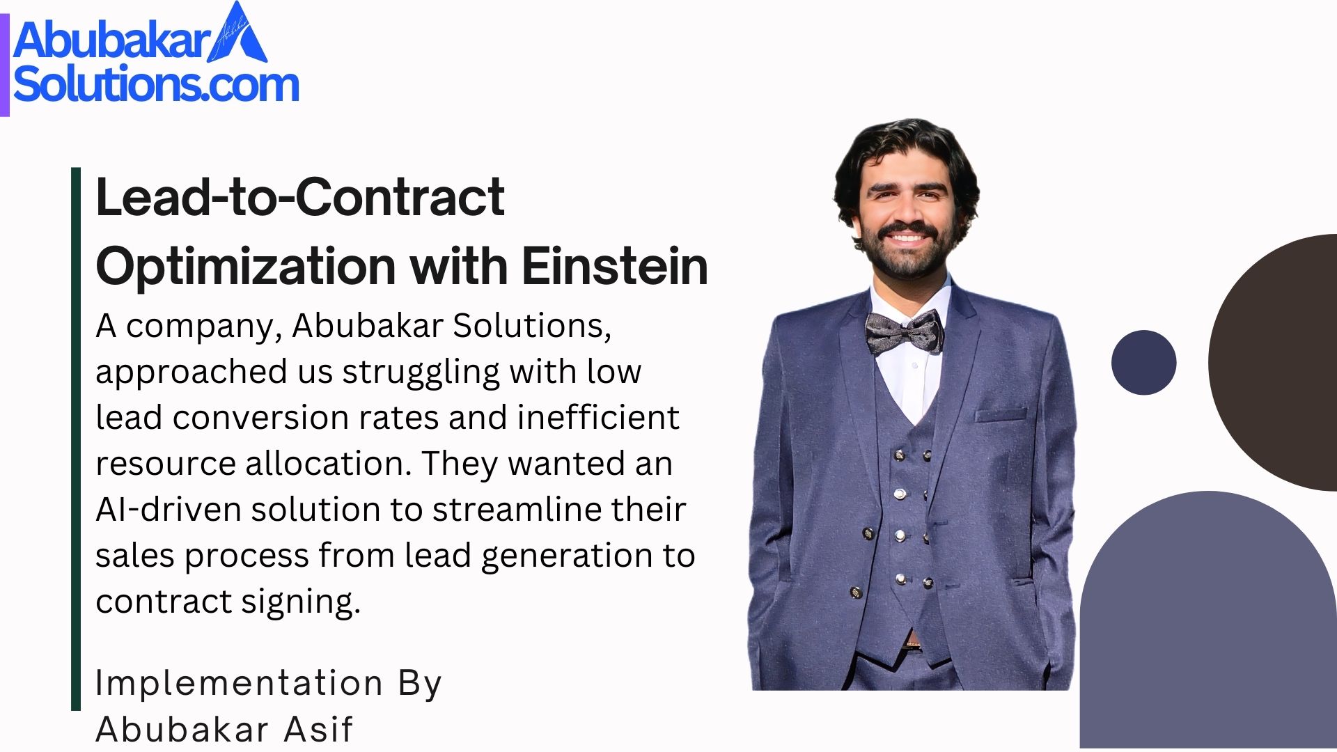 Lead-to-Contract Optimization with Salesforce Einstein