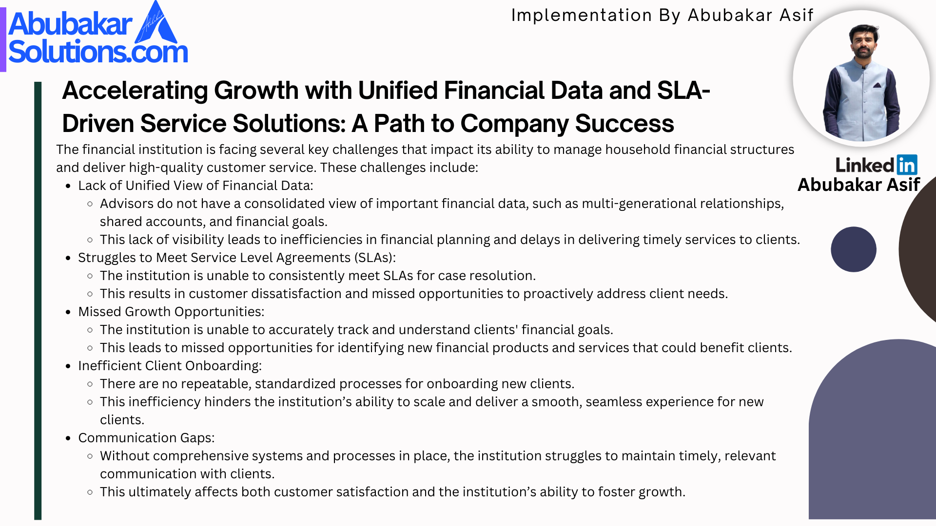 Salesforce Financial Services Cloud – Streamlining Financial Planning and Customer Service for Retail and Wealth Clients: A Path to Company Success