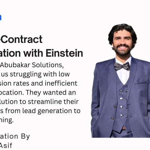 Lead-to-Contract Optimization with Salesforce Einstein